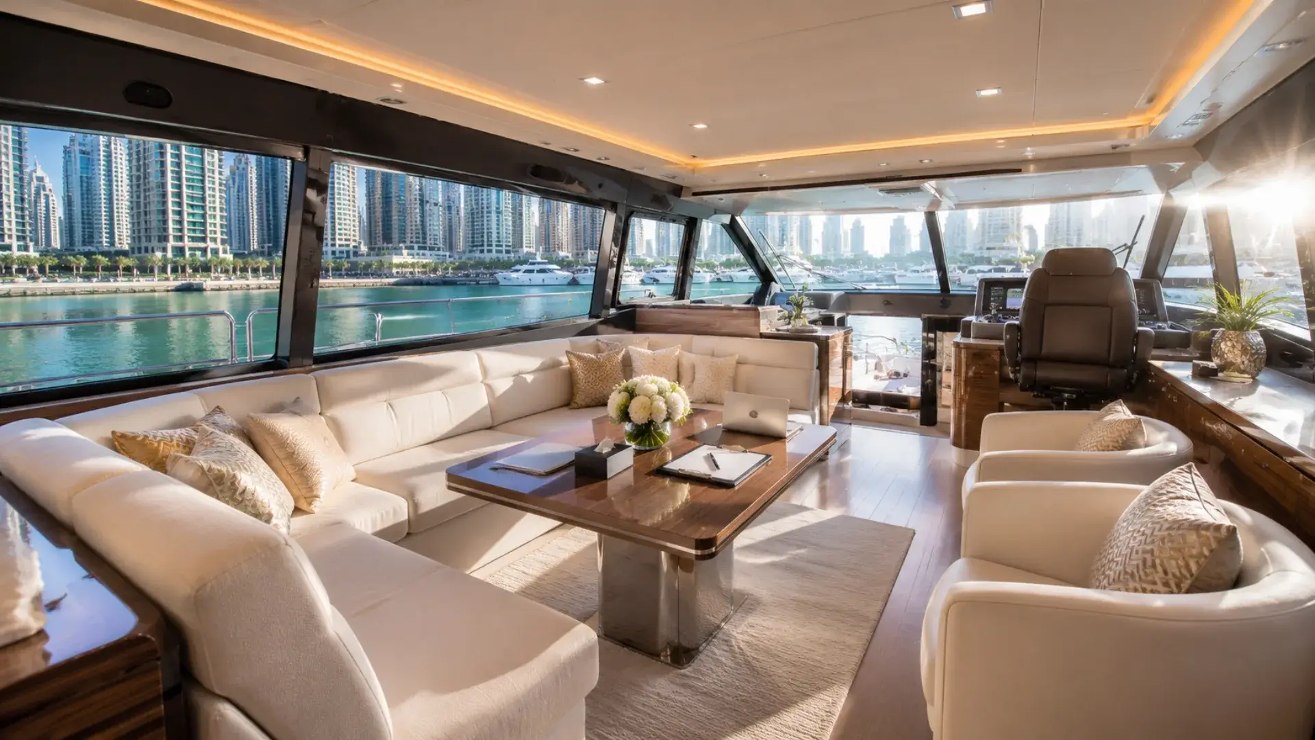 Corporate yacht charter in Dubai