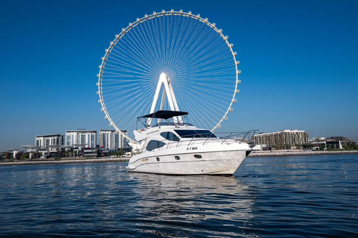 Wedding yacht charter Dubai — 48 Ft Majesty yacht