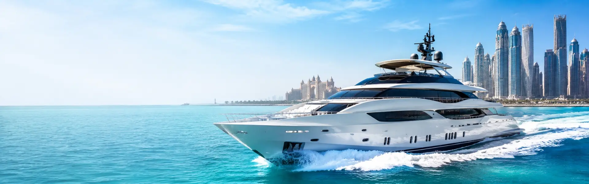 Luxury yacht fleet in Dubai for premium charters